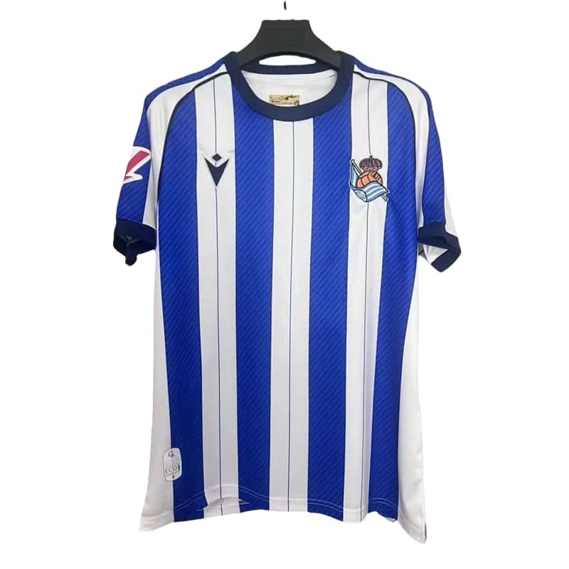 2025-26 Mens Real Sociedad home soccer jersey