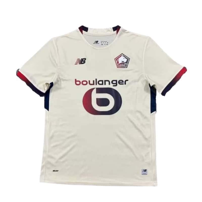 2025-26 Mens Lille white Soccer Jersey