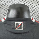 2025-26 Mens River Plate away Player Version  Long Sleeve  Jersey
