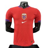 2026-27 Mens Norway home red Player version soccer jersey