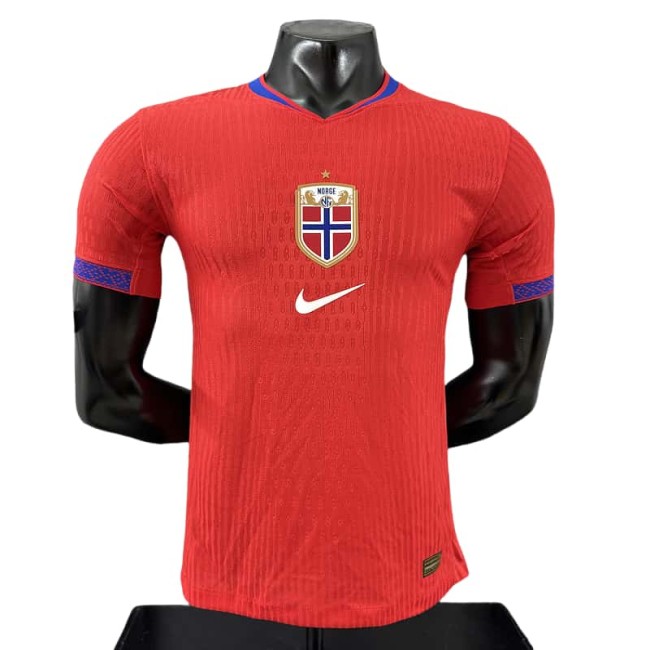 2026-27 Mens Norway home red Player version soccer jersey