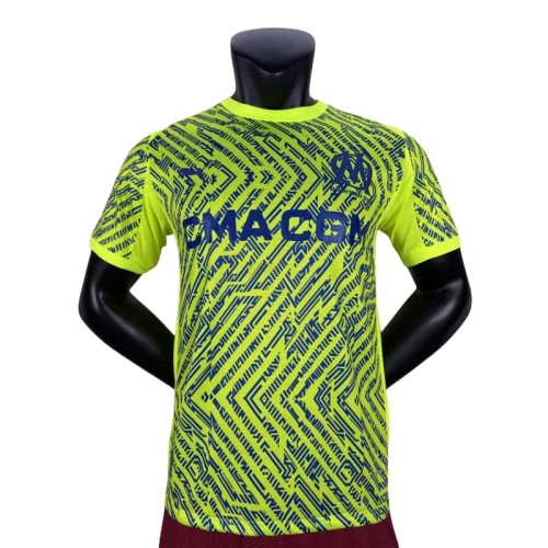 2025-26 Mens Marseille Player version green soccer jersey
