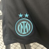 2025-26 Mens Inter Milan home  black Shorts Pants