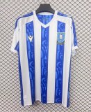 2025-26 Mens  Sheffield Wednesday   home blue white soccer jersey