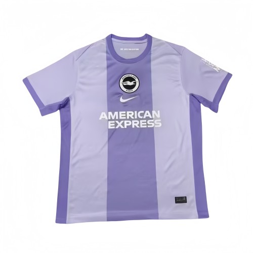 2025-26 Mens Brighton away  purple Soccer Jersey