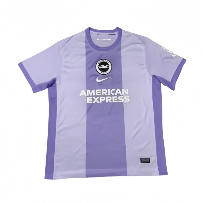 2025-26 Mens Brighton away  purple Soccer Jersey