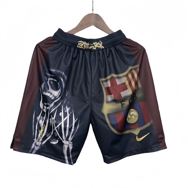 2025-26 Mens Barcelona black Shorts Pants