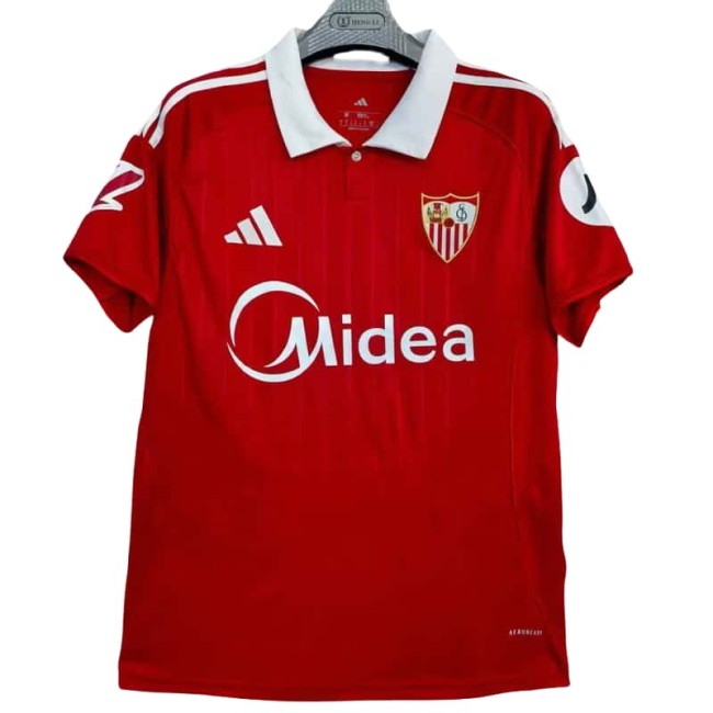 2025-26 Mens Sevilla away red soccer Jersey