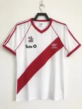 1986 River Plate Home Retro Soccer Jerseys
