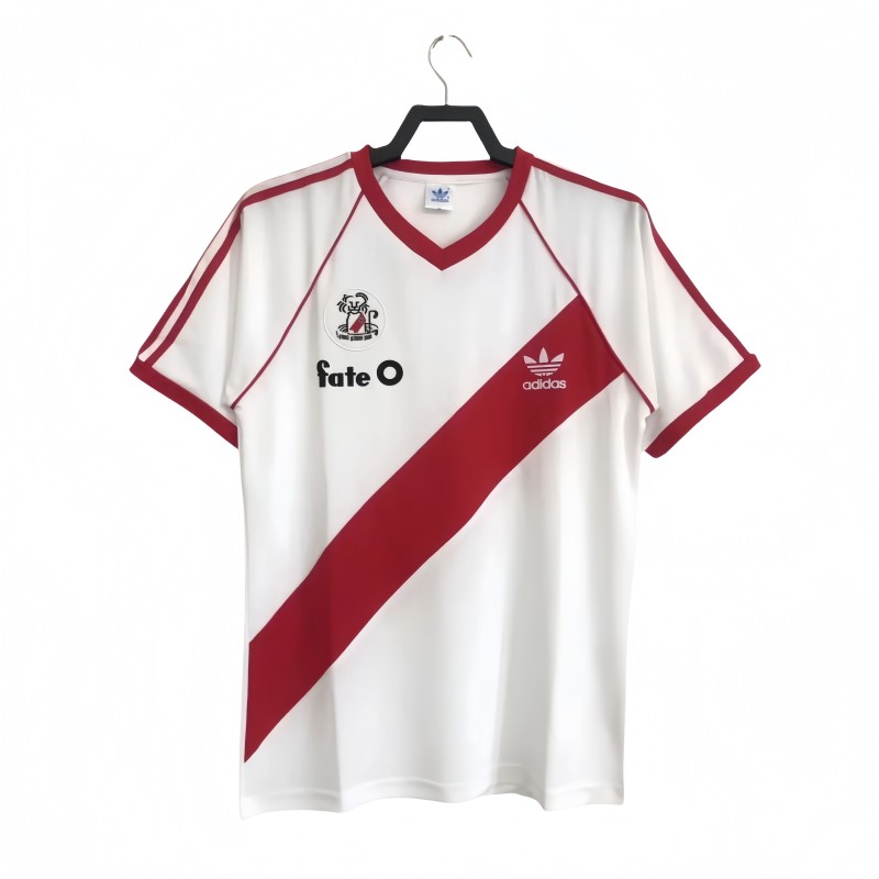 1986 River Plate Home Retro Soccer Jerseys