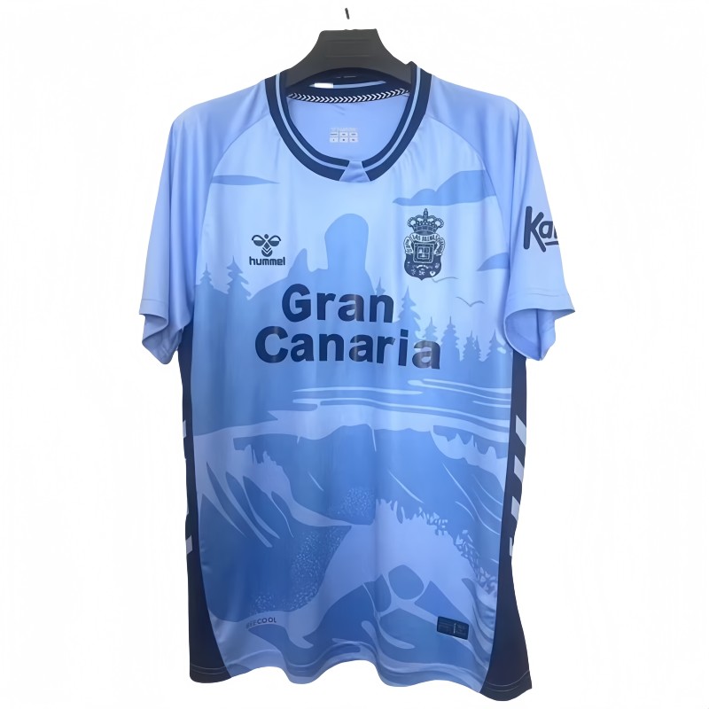 2025-26 Mens Las Palmas away blue soccer jersey