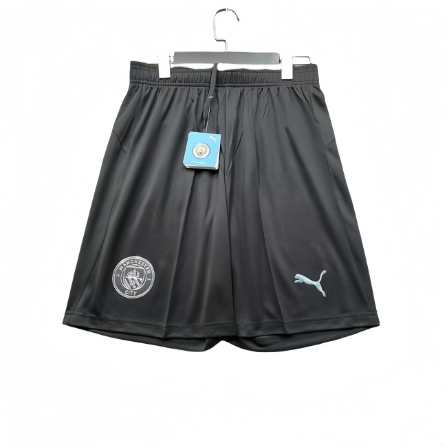 2025-26 Mens Manchester City away black Shorts Pants