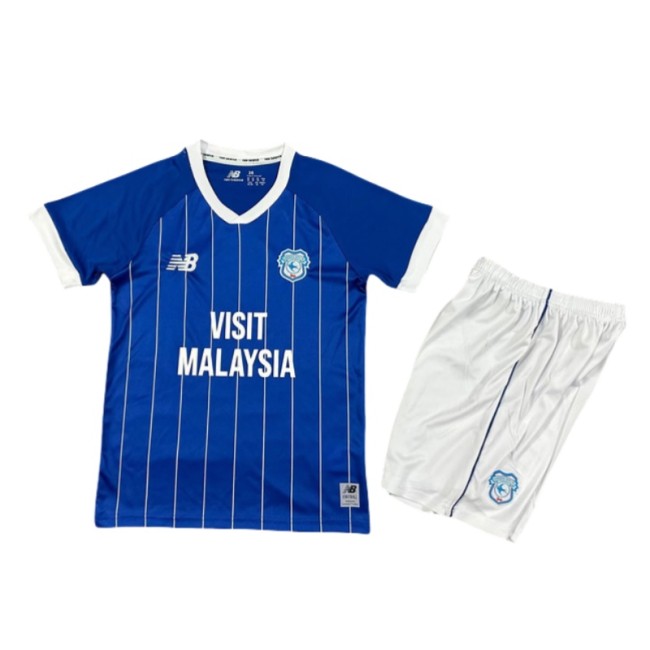 2025-26 Kids Cardiff City  home blue soccere jersey
