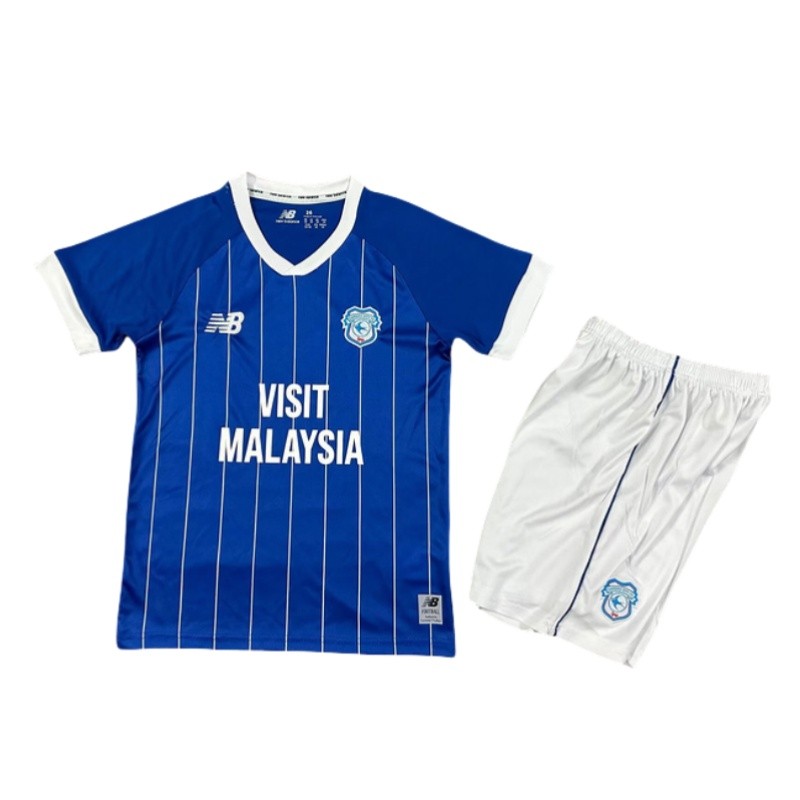 2025-26 Kids Cardiff City  home blue soccere jersey