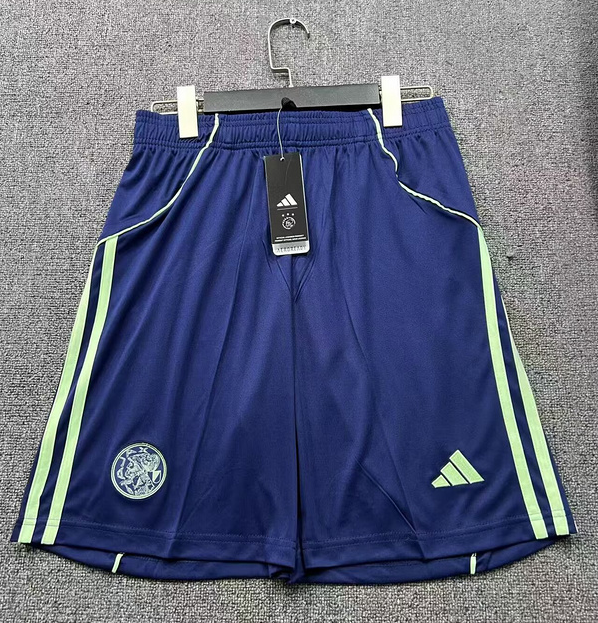 2025-26 Mens Ajax away blue Shorts Pants