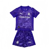 2025-26 Kids Marseille Goalkeeper Purple soccer jersey