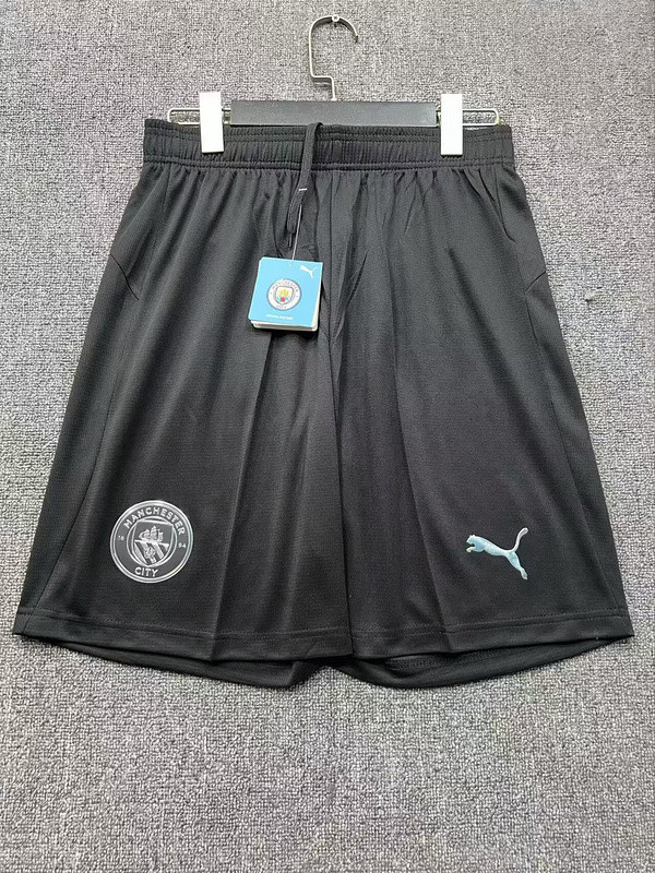 2025-26 Mens Manchester City away black Shorts Pants