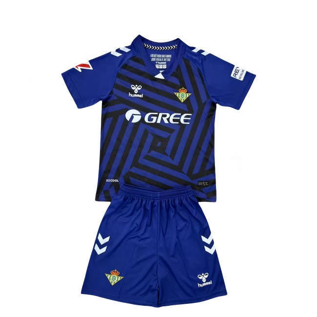 2025/26 Kids  Real Betis blue goalkeeper  soccer  jersey