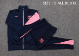 2025-26 Mens Barcelona Upper Blue Jacket Training suit