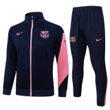 2025-26 Mens Barcelona Upper Blue Jacket Training suit