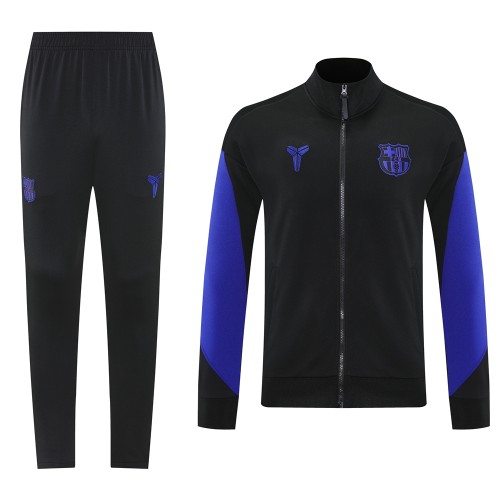 2025-26 Mens Barcelona black Jacket Training  suit