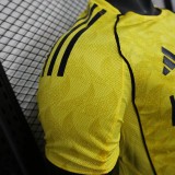 2025-26 Mens Al-Nassr home yellow  Player soccer Jersey