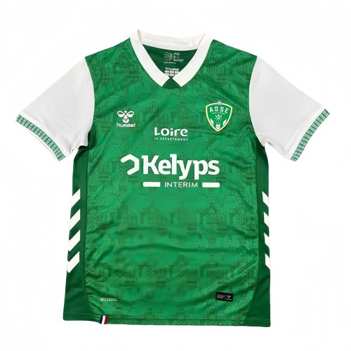 2025-26 Mens Saint Etienne Home green Soccer Jersey
