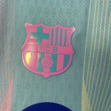 2025-26 Kids Barcelona Special Edition blue soccer jersey