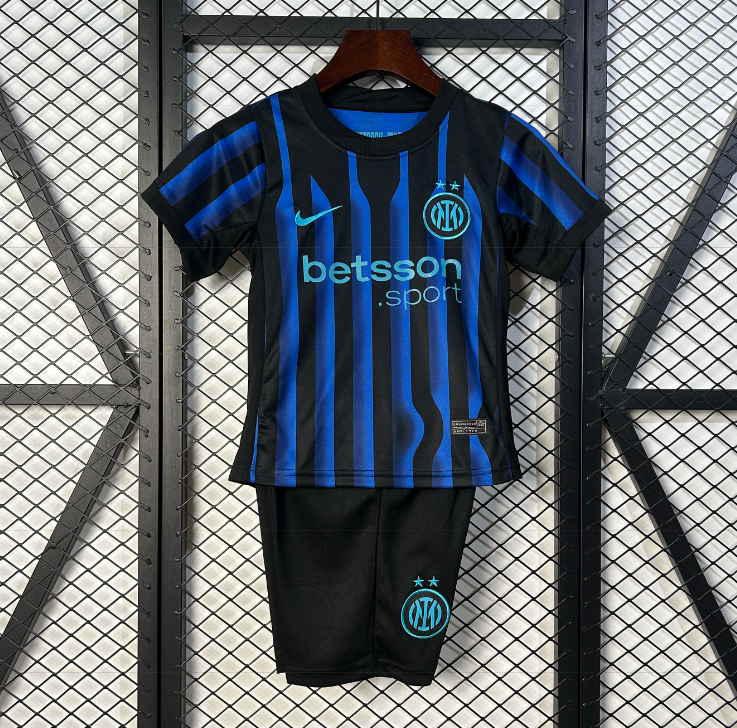 2025/26 Kids Inter Milan home soccer jersey
