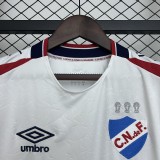 2025-26 Mens Club Nacional home white soccer jersey