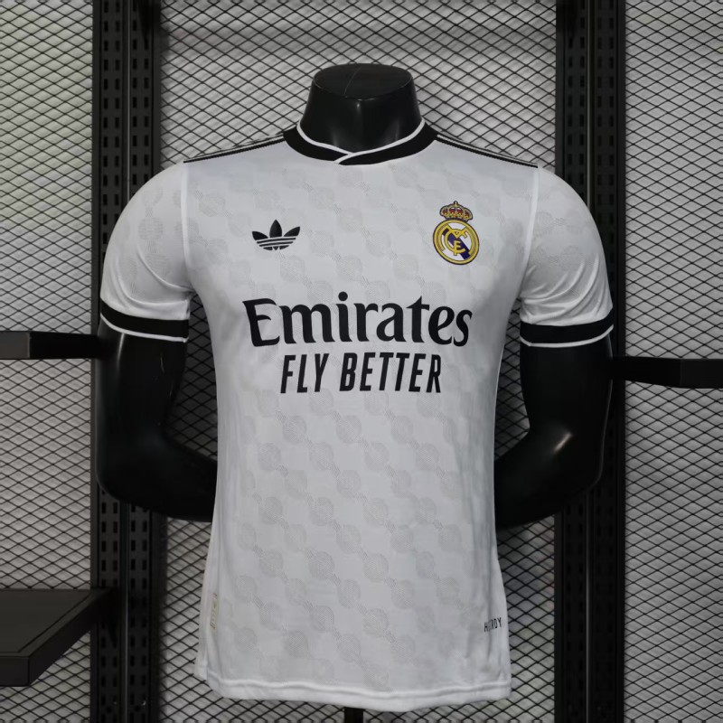 2025-26 Mens Real Madrid white Player Special Edition soccer jersey