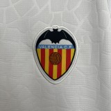 2025/26 Mens Valencia white Home soccer Jersey