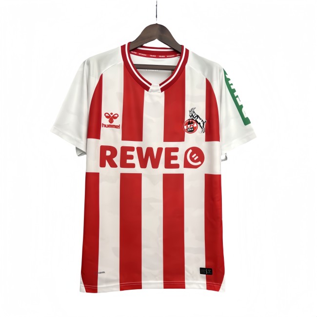 2025-26 Mens FC Koln white home soccer jersey