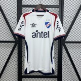 2025-26 Mens Club Nacional home white soccer jersey