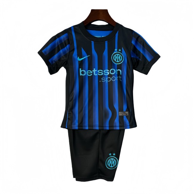 2025/26 Kids Inter Milan home soccer jersey