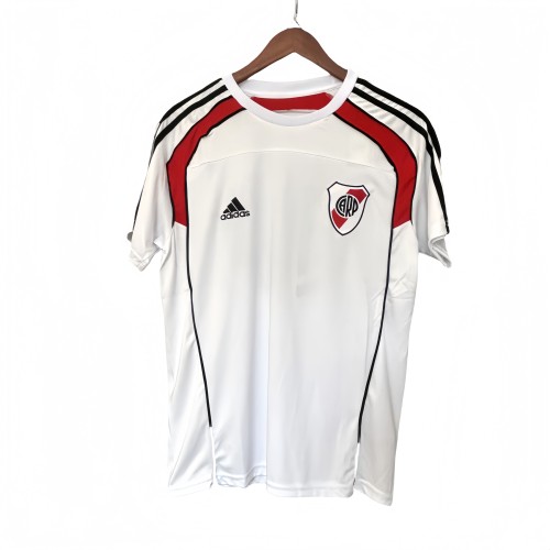 2025-26  Mens River Plate  white Training clothes Soccer Jersey