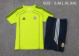 2025-26 Mens  Real Madrid  green Training Short Suit