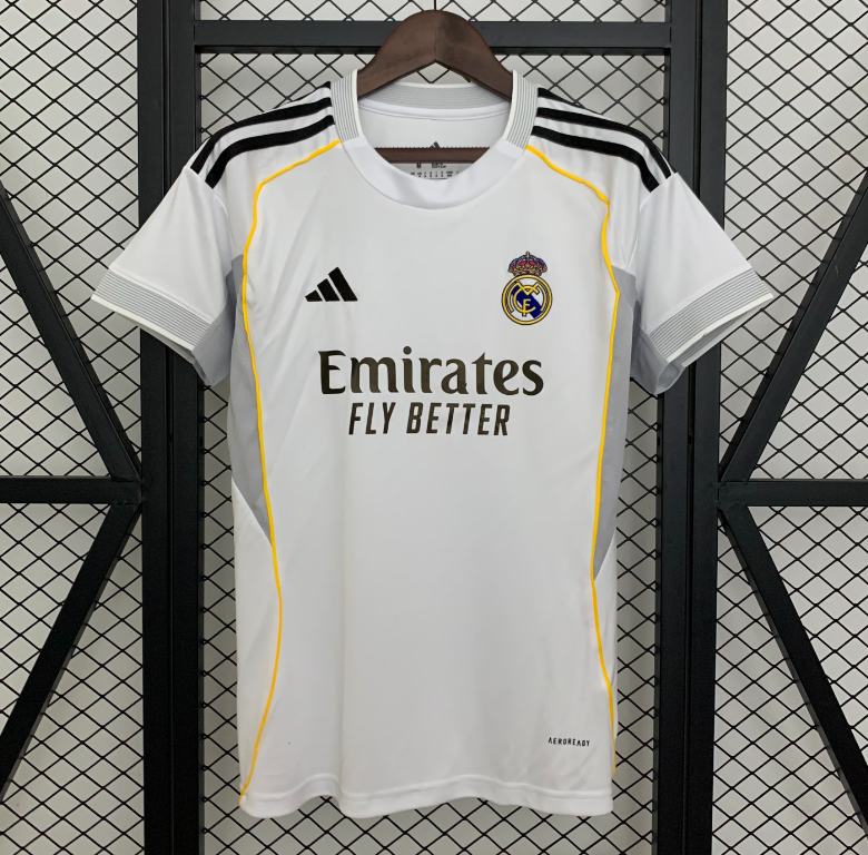2025-26  Women  Real Madrid home White soccer Jerseys