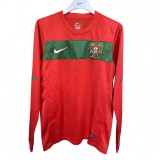 2010 Retro Mens Portugal  home Player version Long sleeves Jersey