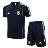 2025-26 Mens  Real Madrid  Upper Blue Training Short Suit