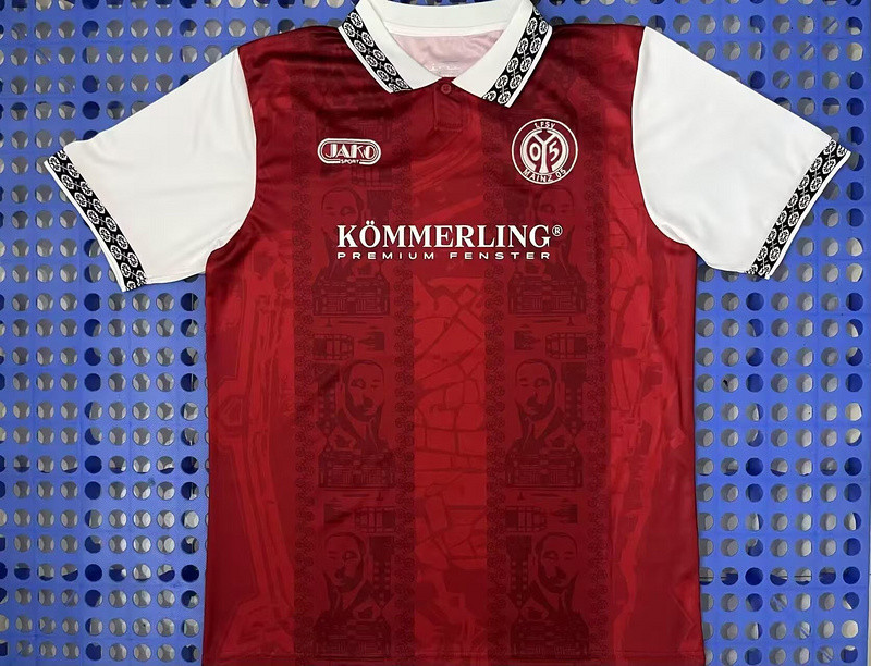 2025-26 Mens Mainz 05 Special Edition red Soccer Jersey