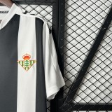2025-26 Mens Real Betis Special Edition black white Soccer Jersey
