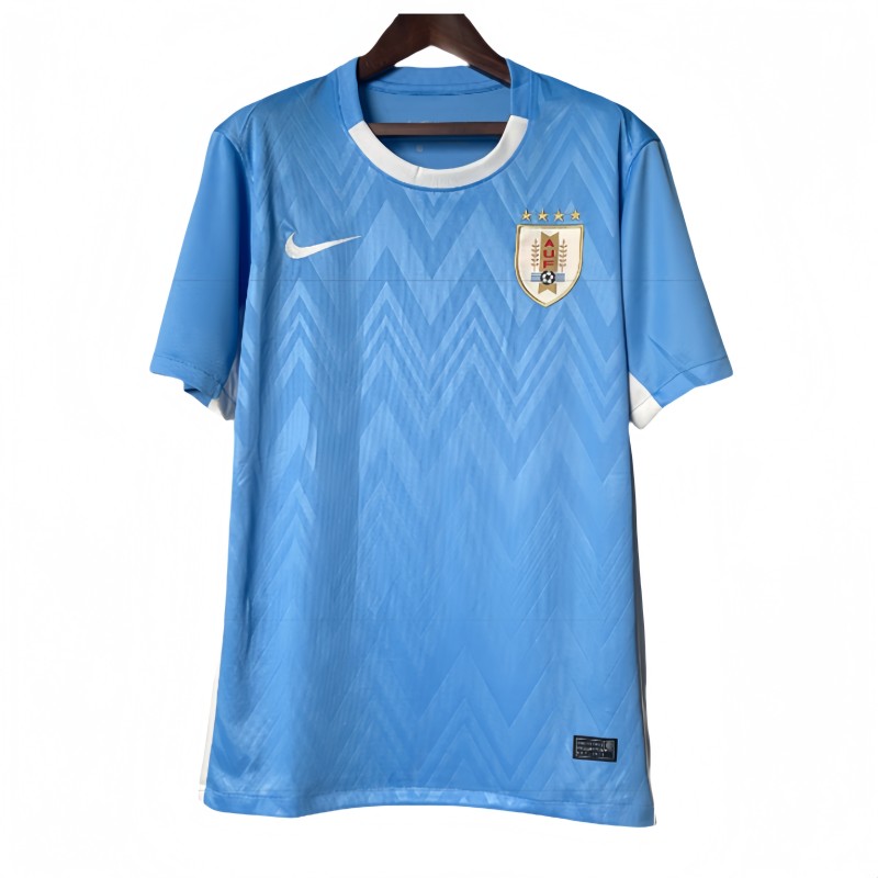 2025-26 Uruguay Home blue Fans Soccer Jersey