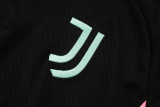 2025-26 Mens Juventus black polo  training suit