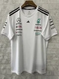 2025 F1 Mercedes White Polo Racing Suit