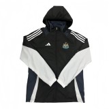 2025-26 Mens Newcastle black hoodie windbreaker