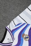 2025-26 Mens Real Madrid White purple  Training Short Suit