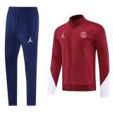 2025-26 Mens PSG red Jacket Tracksuit suit