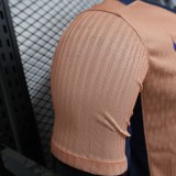 2025-26 Mens Barcelona  orange Player version soccer Jersey