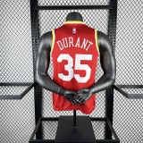 ROCKETS DURANT #35 Red Retro Top Quality Hot Pressing NBA Jersey